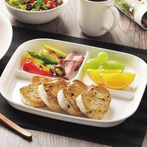 関東プラスチック メラミン食器 スクエアプレート 9仕切り皿 M-2350 