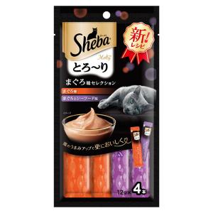 マースジャパン キャットフード 猫用 おやつ シーバ とろ〜り メルティ まぐろ味セレクション 12g×4本
