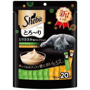 マースジャパン キャットフード 猫用 おやつ シーバ とろ〜り メルティ とりささみ味セレクション 12g×20本