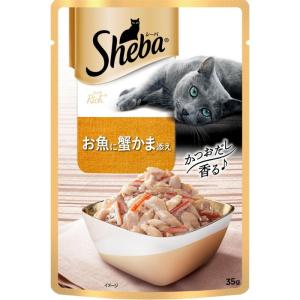 マースジャパン キャットフード 猫用 おやつ シーバ リッチ お魚に蟹かま添え 35g