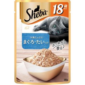 マースジャパン キャットフード 猫用 おやつ シーバ リッチ 18歳以上 お魚ミックス まぐろ・たい入り 35g