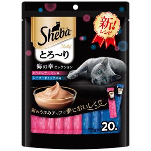 マースジャパン キャットフード 猫用 おやつ シーバ とろ〜り メルティ 海の幸セレクション 12g×20本