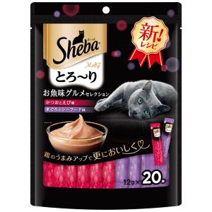 マースジャパン キャットフード 猫用 おやつ シーバ とろ〜り メルティ お魚味グルメセレクション 12g×20本