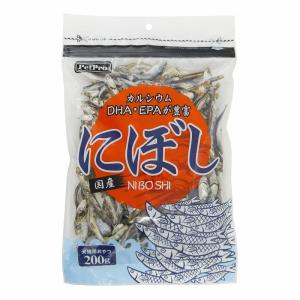 ペットプロ ドッグフード 猫用 おやつ 国産 お魚おやつ にぼし 200g
