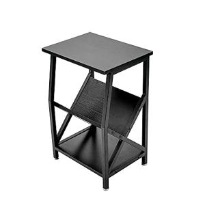 サイドテーブル ナイトテーブル ベッドテーブル 収納付き 木目調 テーブル コーヒーテーブル リビングサイド