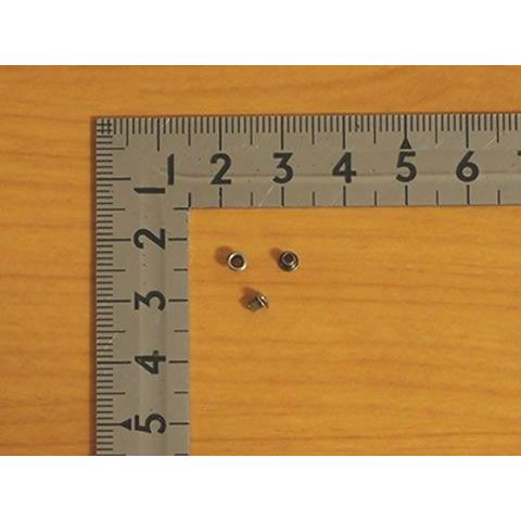 ミニハトメ #2×2.5(内径1.6mm 外径3.3mm) アンティークゴールド ゴールド(真鍮無垢...