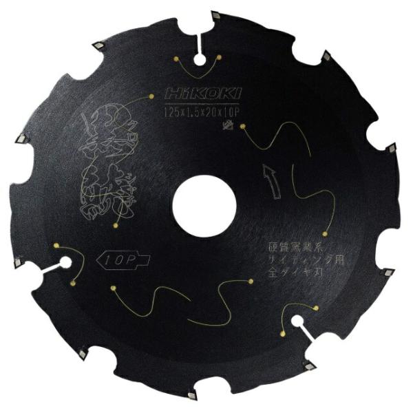 (HiKOKI) スーパーチップソー ブラック 黒鯱 0037-5609 硬質窯業系サイディング用 ...