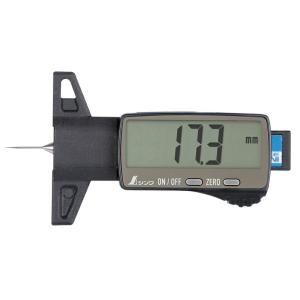 シンワ デジタルデップスゲージ ミニ 25mm 19310 金属測定子 測定ガイドセット 113x6...