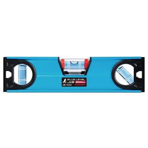 シンワ ブルーレベルJr.2 品名200mm マグネット付 品番73392 水平器 全気泡管±1.0mm/m 高精度 水で洗える気泡管カバー V字型溝付 BLUE LEVEL