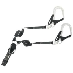 Tajima タジマ ハーネス用ランヤード 巻取式ER150 ロックなし ダブル