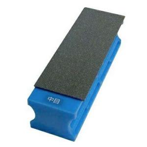 ツボ万 アトマ1/4 荒目(＃140) 台付 ATM1/4F-1.4D 平型 コード12694