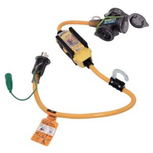 断捨離中⭐️s.t.m BFX-013KC2 屋外用 過負荷・短絡保護兼用 漏電遮断器付延長