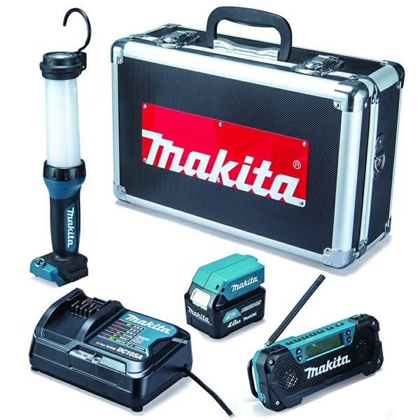 (マキタ) 防災用コンボキット CK1008 充電式LEDライトML104・充電式ラジオMR052・...