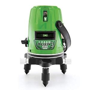 在庫 山真製鋸 グリーンレーザー墨出し器 GA-03BB エイリアンBB 単3電池&AC電源の2電源方式 タテ・ヨコ・ライン照射 YAMASHIN