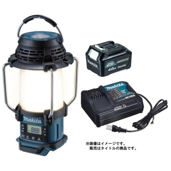 マキタ 充電式ランタン付ラジオ MR053 DSM バッテリBL1040Bx1個+充電器DC10SA...