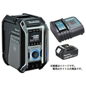 マキタ 充電式ラジオ MR113B(黒)+バッテリBL1860B+充電器DC18SD付 AC100V/10.8V/14.4V/18V対応 makita オリジナルセット品｜kanajin