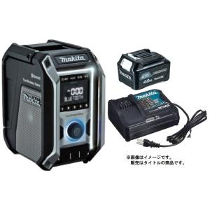 マキタ 充電式ラジオ MR113B DSM 黒 バッテリBL1040Bx1個+充電器DC10SA付 10.8V対応 makita オリジナルセット品｜kanajin