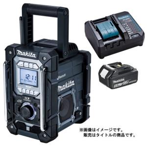 マキタ 充電機能付ラジオ MR300B(黒)+バッテリBL1860B+充電器DC18WC付 AC100V/10.8V/14.4V/18V対応 makita オリジナルセット品｜kanajin