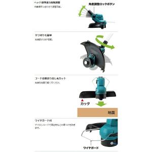 マキタ 充電式草刈機 MUR193DZ ループ...の詳細画像4