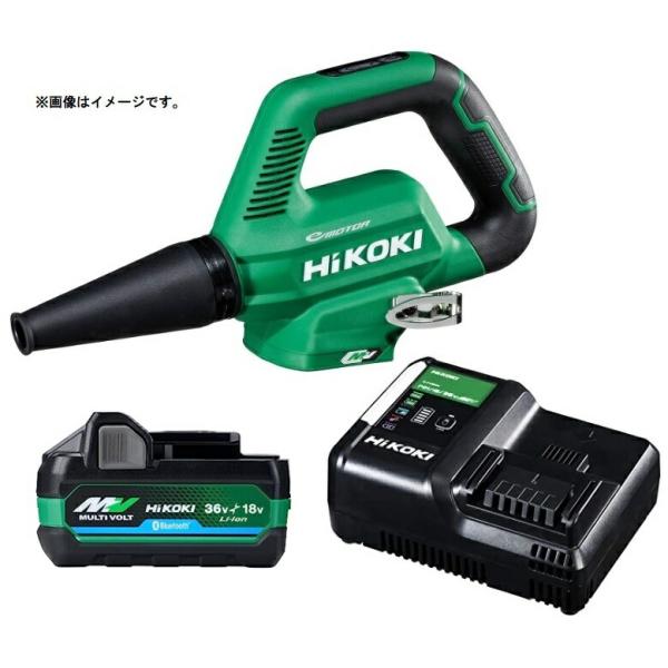 HiKOKI コードレスブロワ アグレッシブグリーン RB36DB(NN)+バッテリBSL36A18...