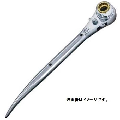 小型便 イチネンミツトモ MUSTTOOL ラチェットレンチ RW-171921C ダブルソケット仕...