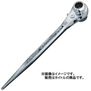 小型便 イチネンミツトモ MUSTTOOL ラチェットレンチ RW-1924SD ストレート 19x24 桜 128604 _｜kanajin