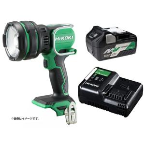 HiKOKI コードレススポットライト UB18DH(XP) バッテリBSL36A18+充電器UC18YDL2付 14.4V/18V対応 ハイコーキ 日立 オリジナルセット品｜kanajin