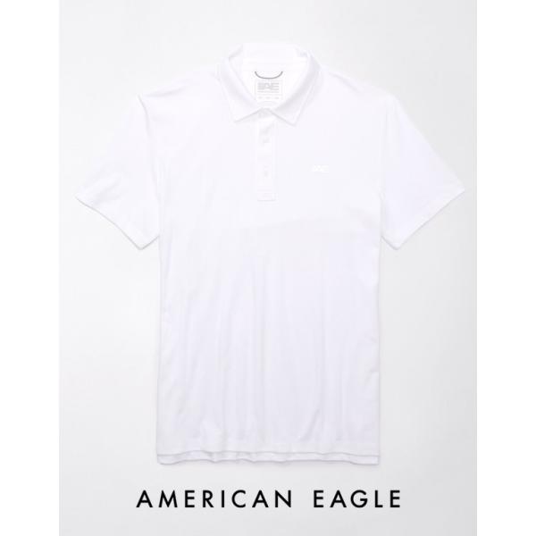 アメリカンイーグル ポロシャツ メンズ 半袖 ホワイト 大きいサイズあり
