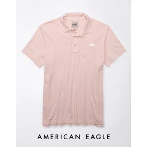 アメリカンイーグル ポロシャツ メンズ 半袖 ピンク 大きいサイズあり｜kanaloa-yshop