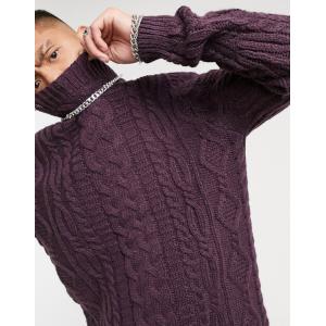 メンズニット セーター 色 パープル系 トップス ファッション 通販 Yahoo ショッピング