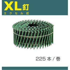 カナイ ワイヤ連結太め鉄丸釘 XL-CN50 緑（225本×10巻） : かなモン