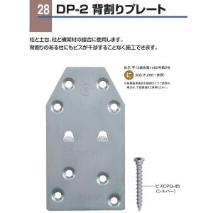 カネシン ＤＰ−２ 背割りプレート DP2-SSP １枚｜kanamon-shop