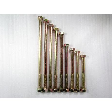 Ｚ認定 六角ボルト（片引ボルト） Ｍ１２×１４０mm １００本