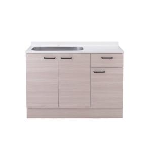 アイオ産業 YM-1200L セクショナルキッチン mio 流し台のみ 間口1200mm