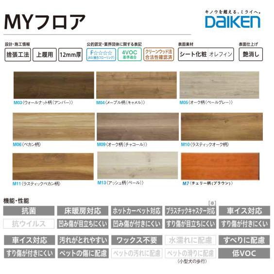 YX148 大建工業 MYフロア ダイケン ハピアフロア トレンドウッド柄 YN80 同等品 ■[G...