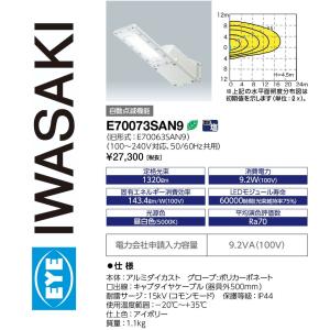 岩崎電気 RF110V270WH 白熱ランプ 屋外投光用アイランプ 散光形 300W形