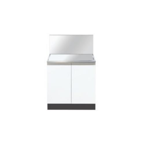 イースタン工業　CM2-60GT　コンロ台 バックガード付 W600ｘD545ｘH620mm 【お届...