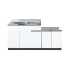 流し台 イースタン工業 CF2-165A コンロ台付流し台 W1650xD550xH800mm