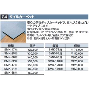 イナバ物置　タイルカーペット【SMK-110用】　SMK型オプション 【本体同時購入のみ手配可】⇒■
