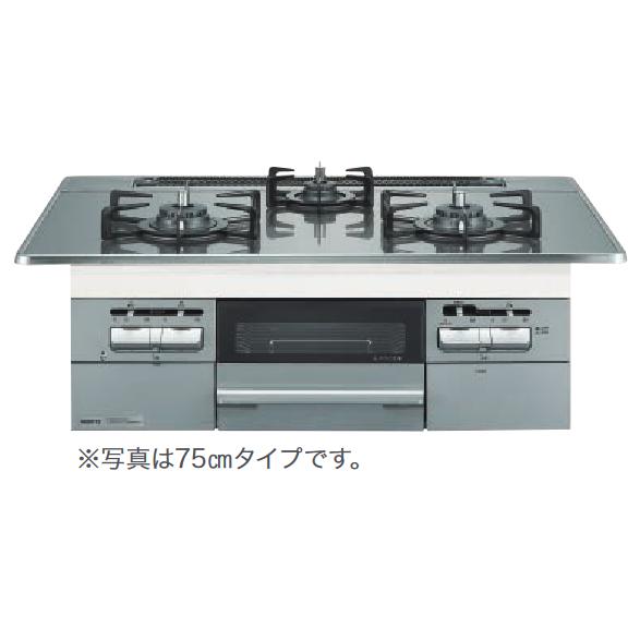 ノーリツ　N3WT7RWTSKSI 都市ガス用　ビルトインコンロ 75cmタイプ  Fami ⇒□