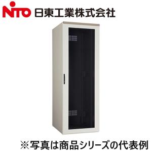 Nito/日東工業　FST100-723EKN　システムラック 耐震タイプ ドア付【ヨコ700 x タテ2300 x フカサ1000】【ブラック】　⇒Ψ[G]