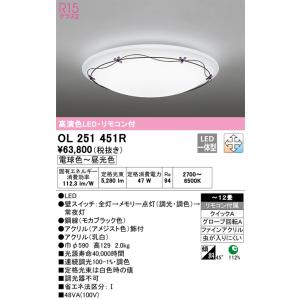 ODELIC（オーデリック） オーデリック[OL251455R]シーリングライト