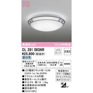 OL 291 098R LEDシーリングライト ODELIC（オーデリック） シーリングライト 【OL291093NR】【OL 291