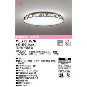 LED天井照明　オーデリック　OL291482R ODELIC オーデリック シーリングライト 【OL291482R】【OL 291