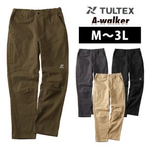 A-walker アイトス タルテックス 秋冬作業服 作業着 蓄熱保温ストレッチパンツ 11662