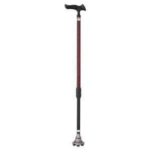 Fuji Home(フジホーム） Walking Stick(ステッキ・杖) WB3824 かるがも 3ポイントステッキ バーズアイレッド