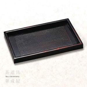 茶道具 おぼん 阿瀬根来飛鳥布着せ丸盆 漆器 天然木 トレー 赤 : 華成