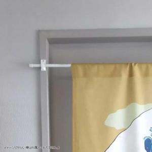 のれん棒フック 2個入り 暖簾受け 白 茶の詳細画像5