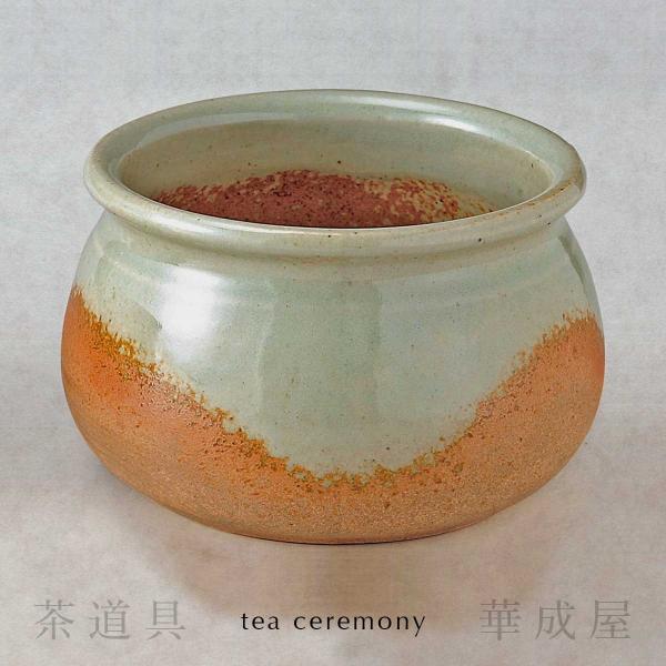 茶道具 建水 灰釉こぼし 常滑焼 陶器 茶器 和食器