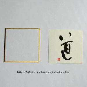 豆軸 掛け軸 豆色紙付 海 和紙 タペストリー...の詳細画像3